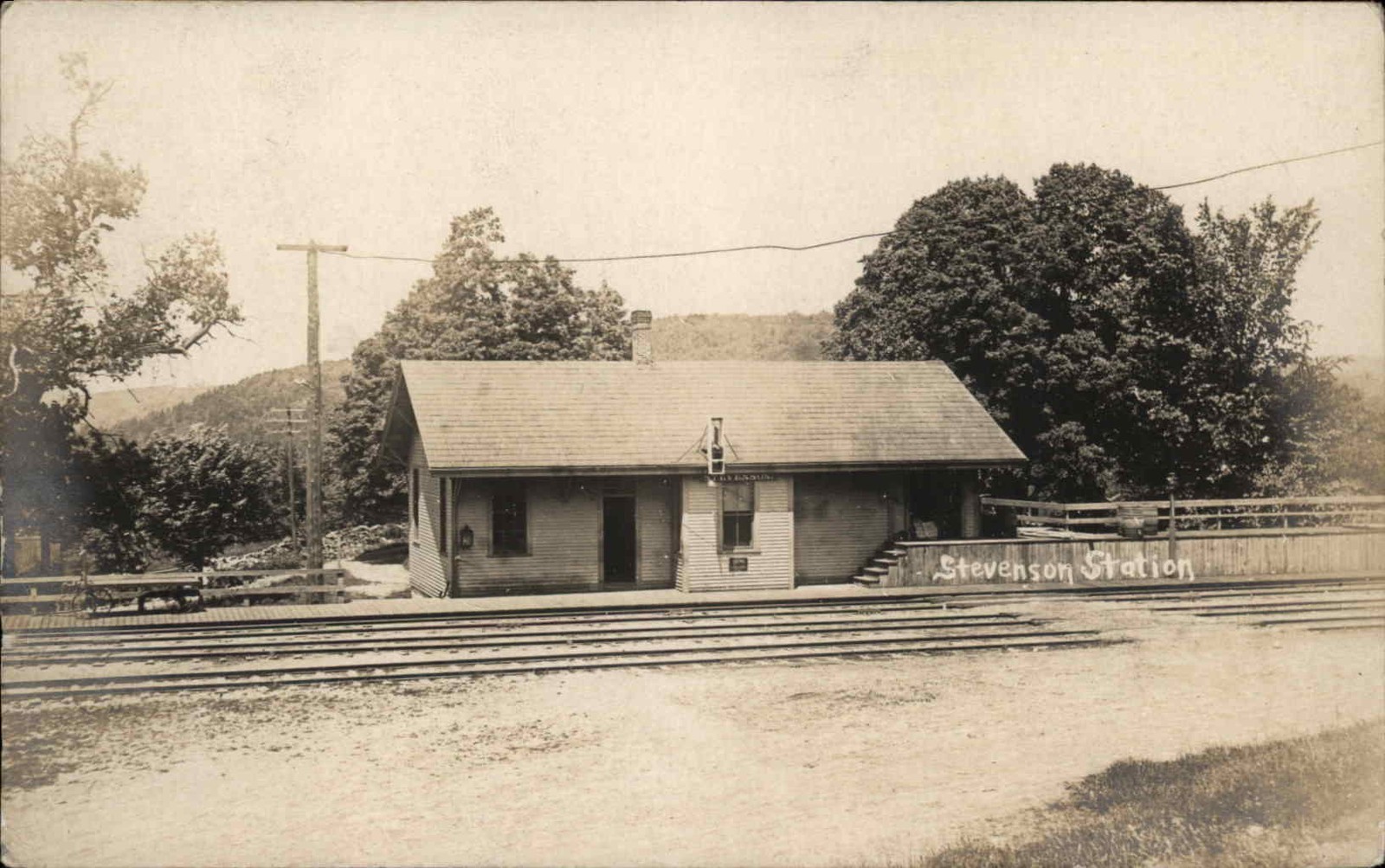 Stevenson Station, Monroe, Connecticut, circa 1910